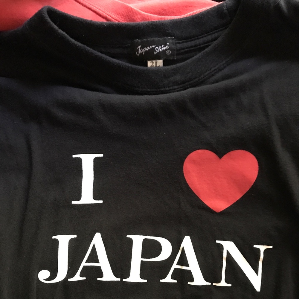 VINTAGE I ❤️ JAPAN T-SHIRT, JAPAN SHINE’ Sz L